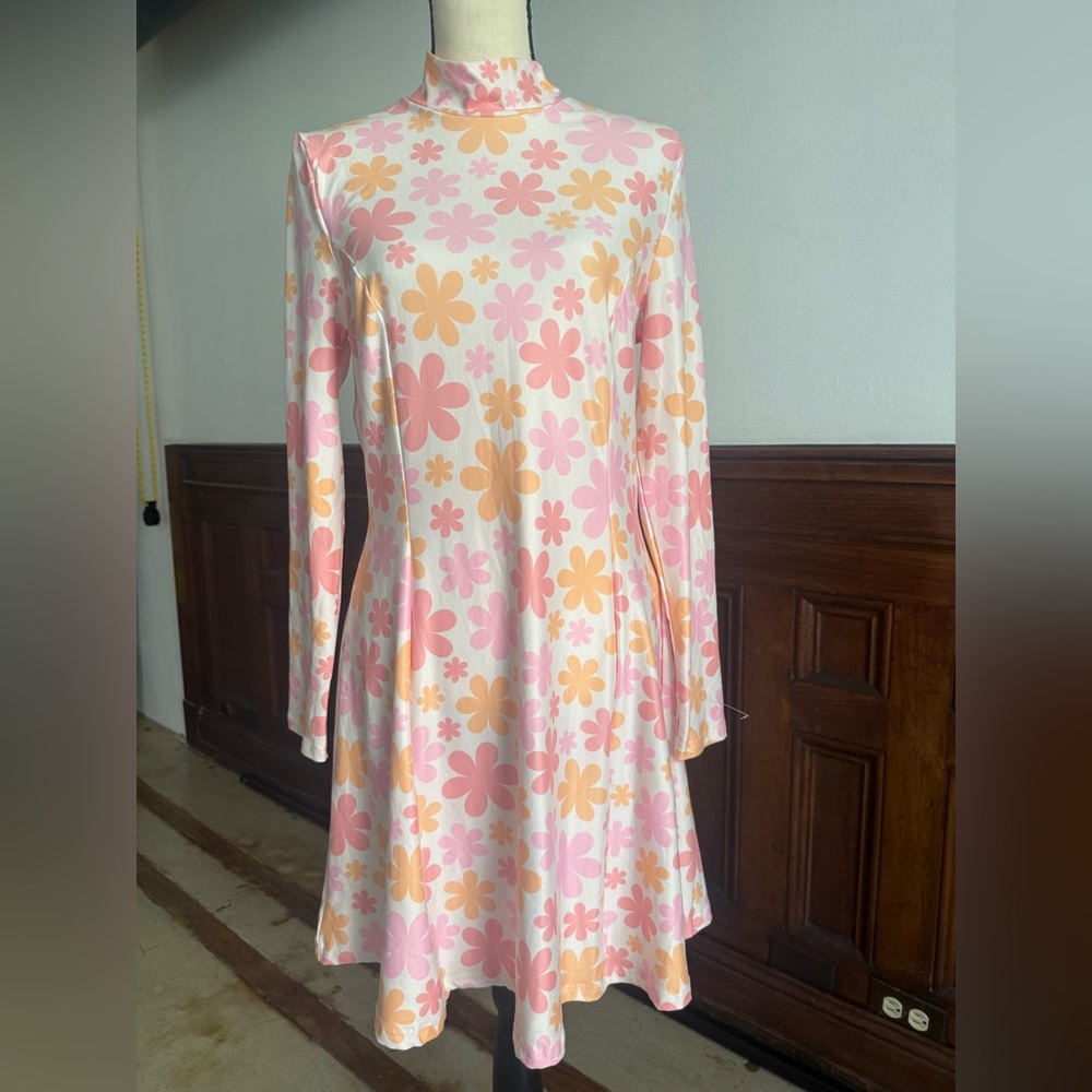 Floral Long Sleeve Dress